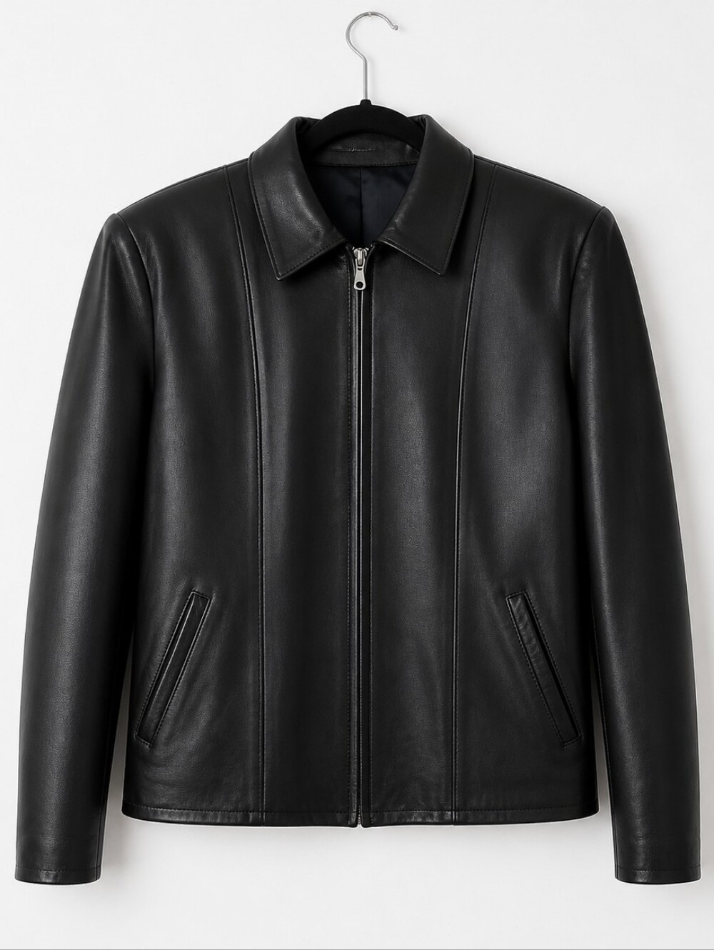 ISDA & Co. Leather Jacket Full Zip Womens Size Large